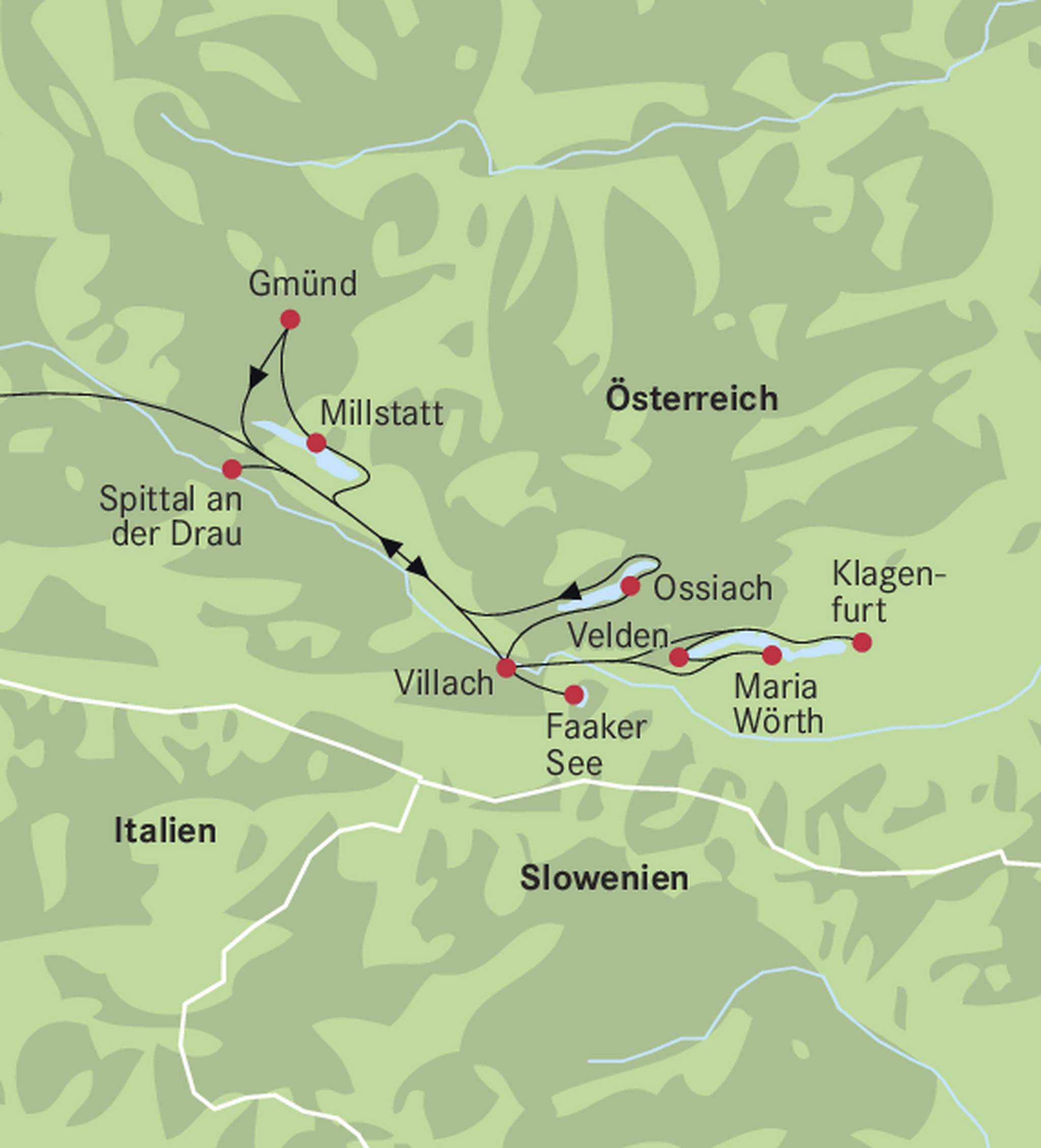 Karte Kärnten