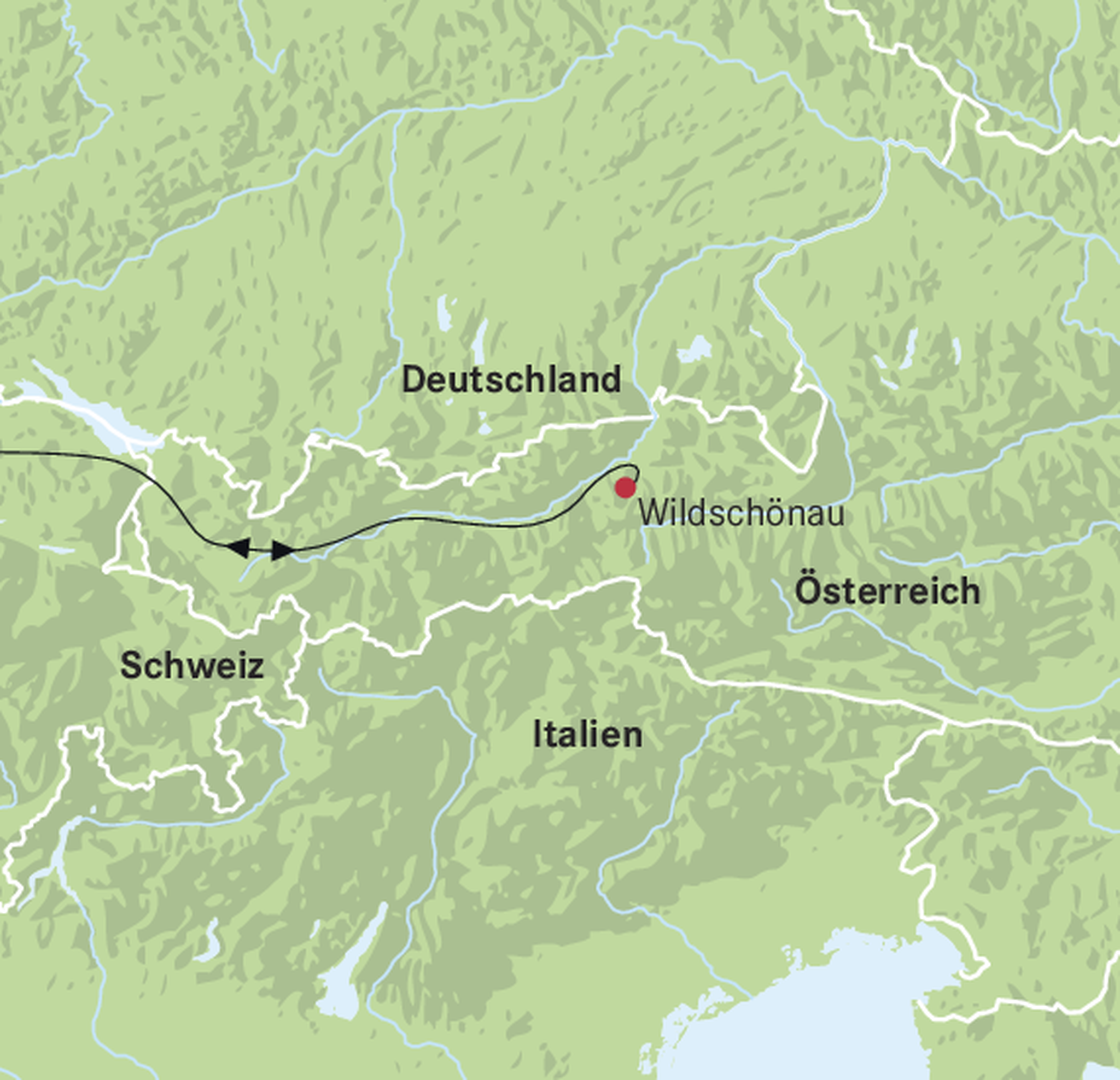 Karte Wildschönau