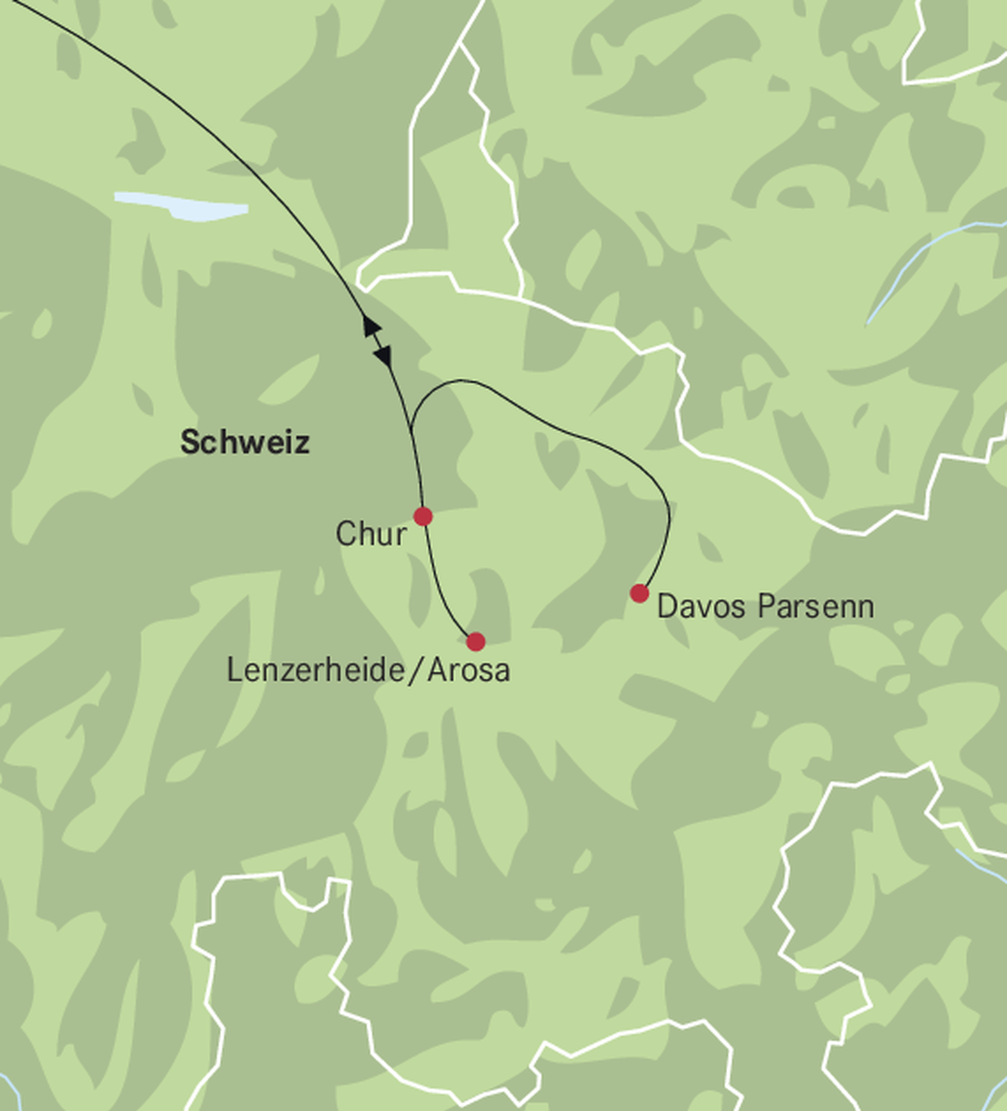 Karte Chur