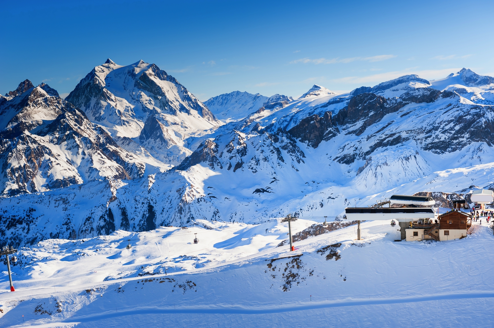 Skigebiet Méribel Bild