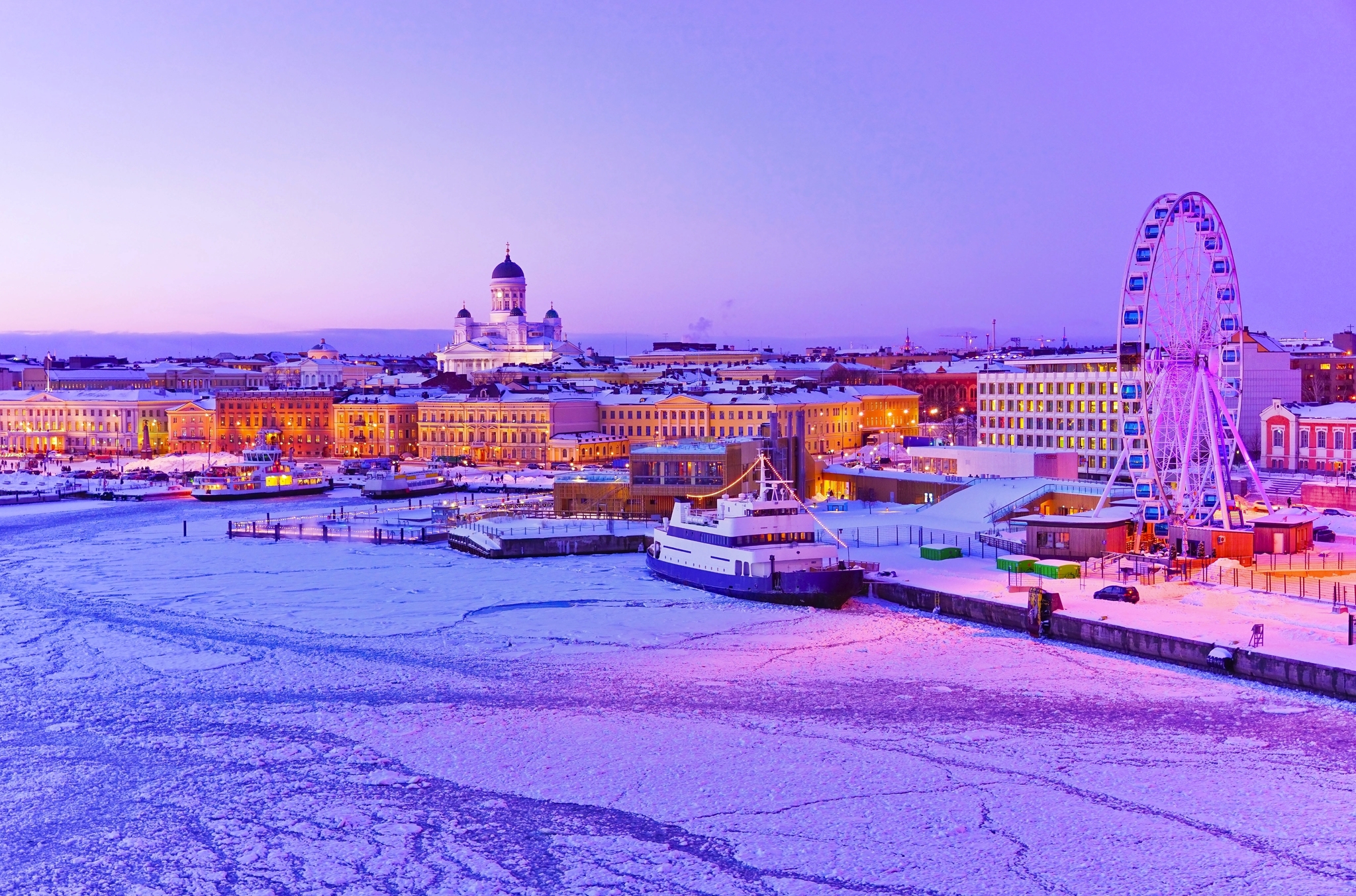Helsinki im Winter Bild