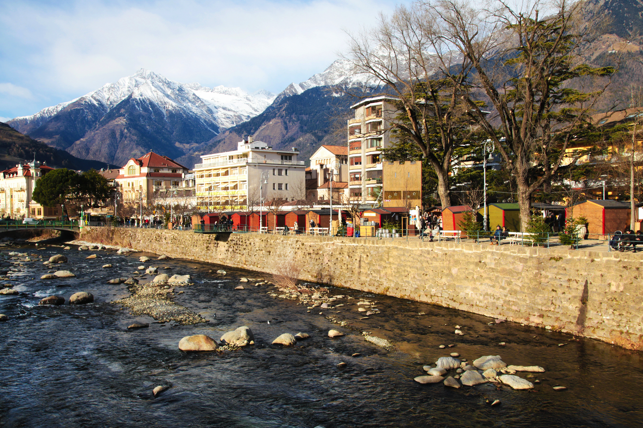 Weihnachtsmarkt Meran Bild