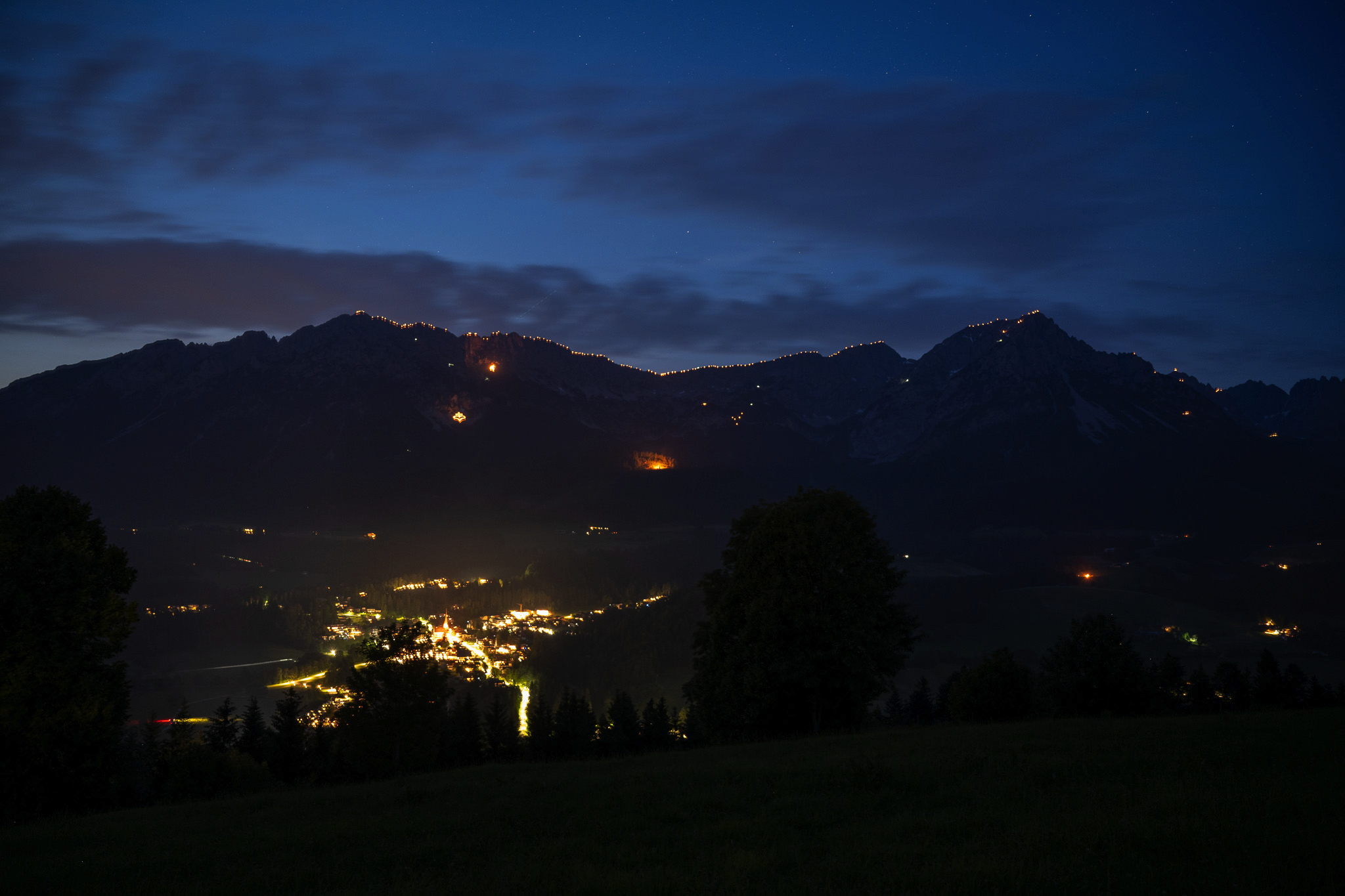 Feuerbrennen am Wilden Kaiser Bild