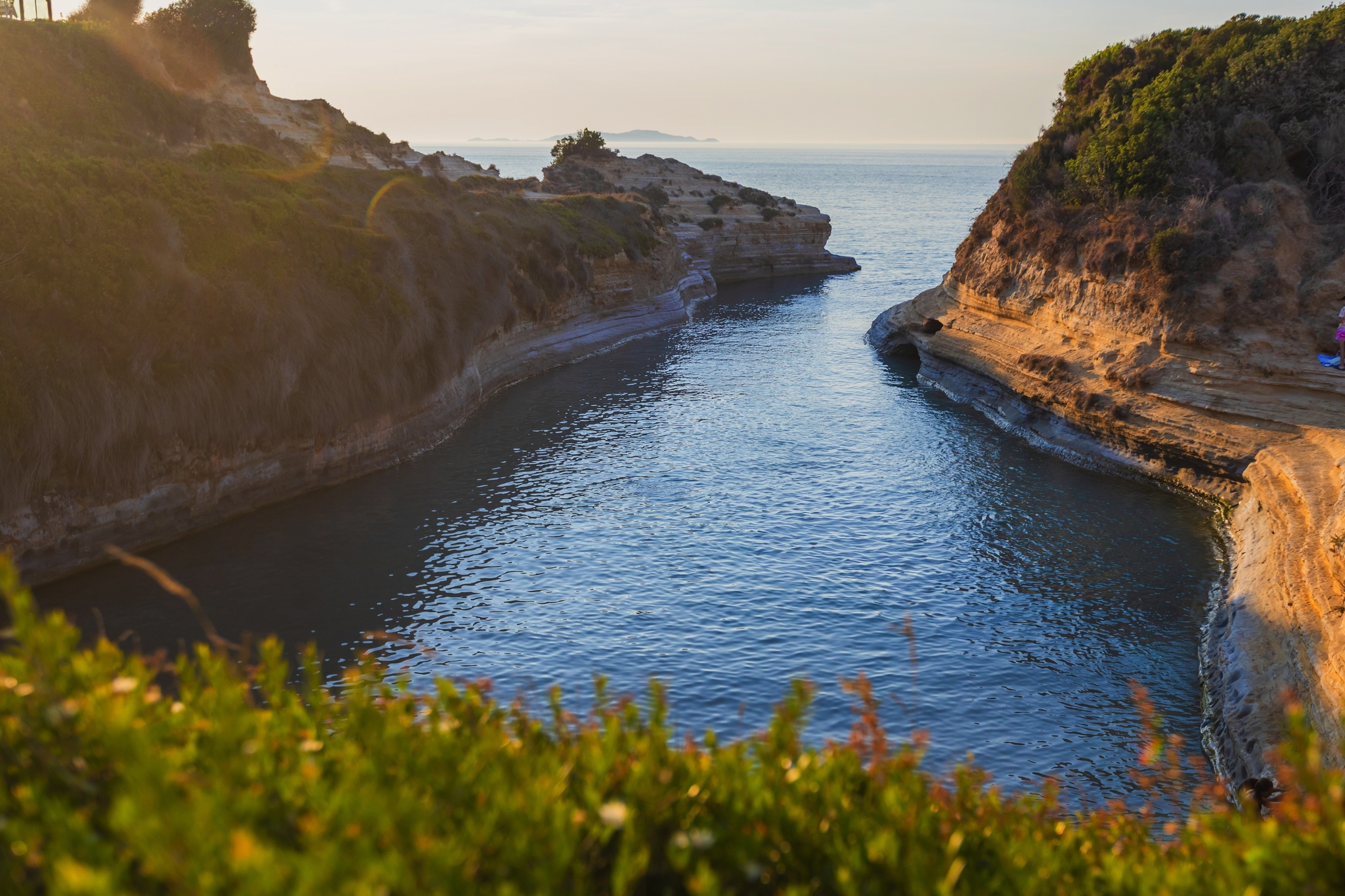 Canal D'Amour in Korfu Bild