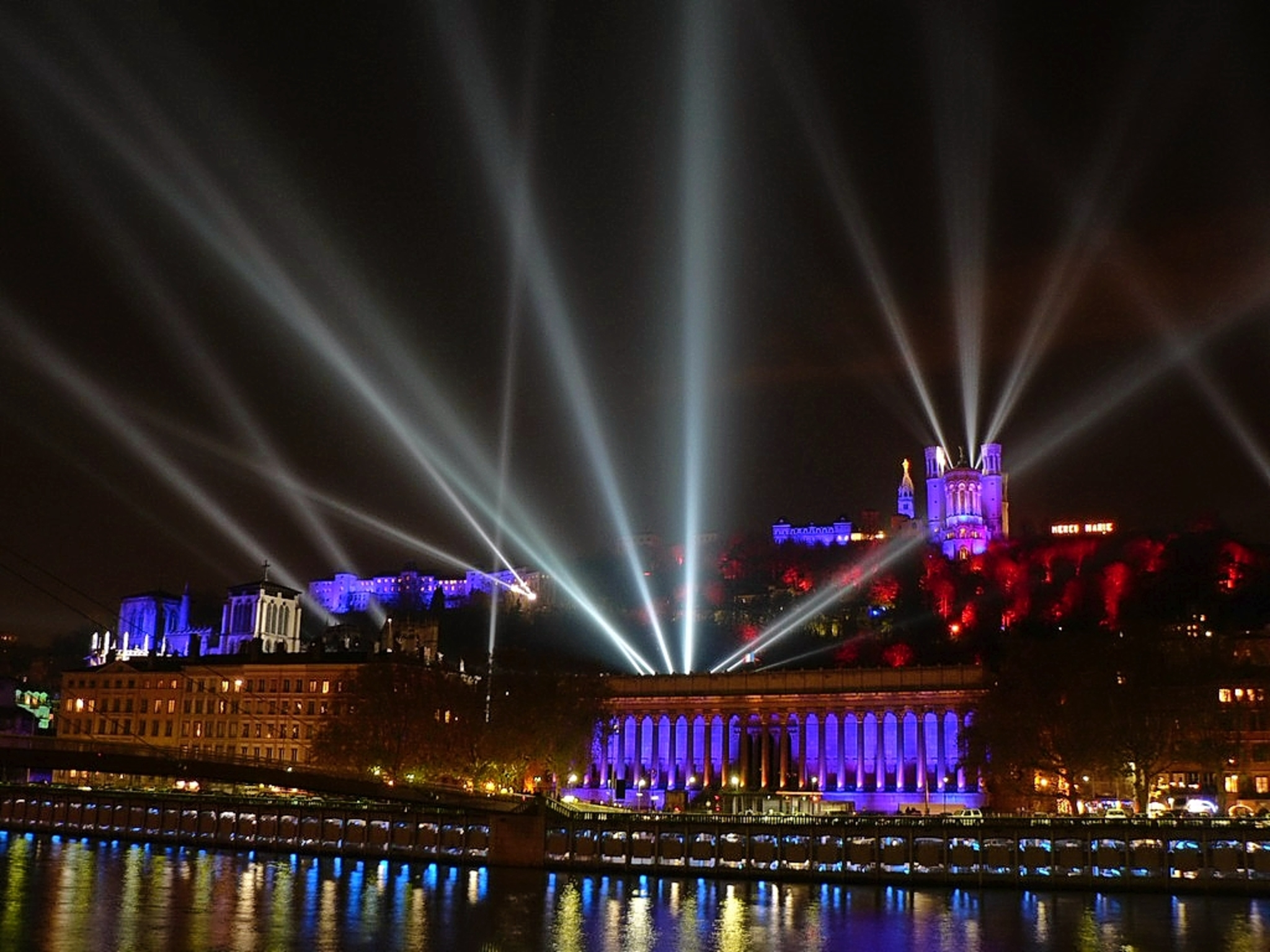 Fête des Lumières, Lyon Bild