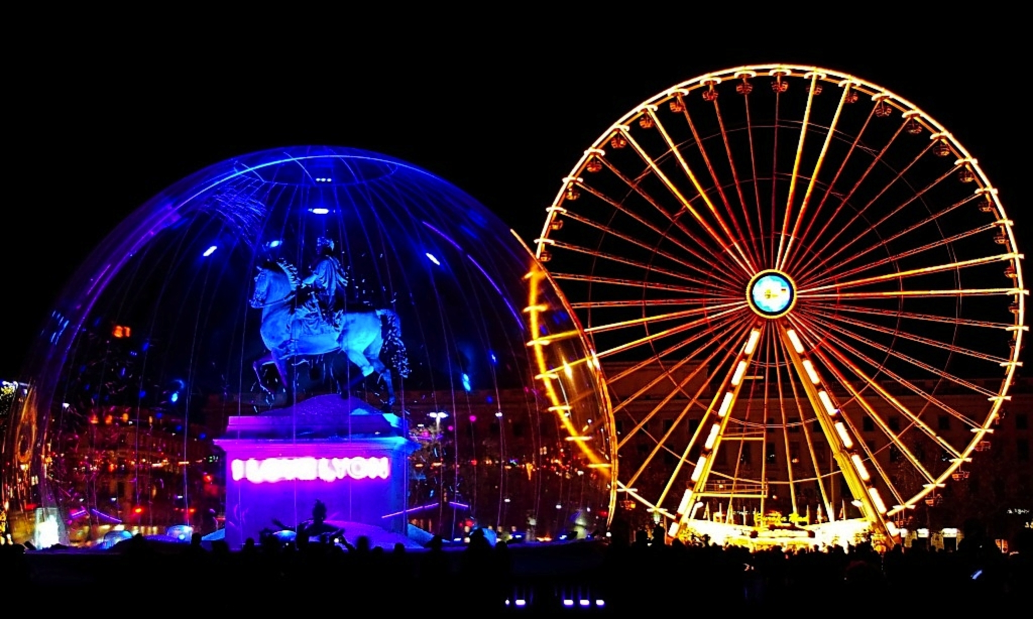Fête des Lumières, Lyon Bild
