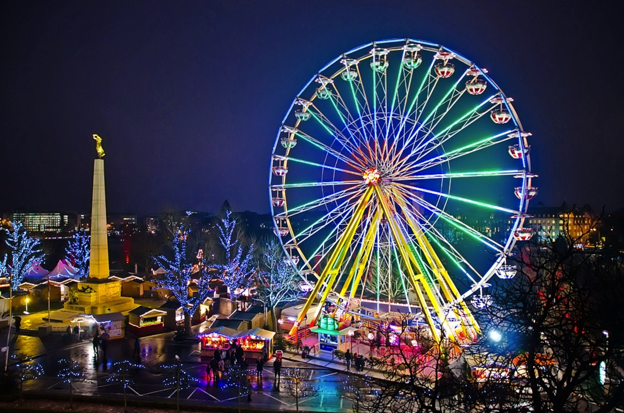 Weihnachtsmarkt Luxemburg Bild
