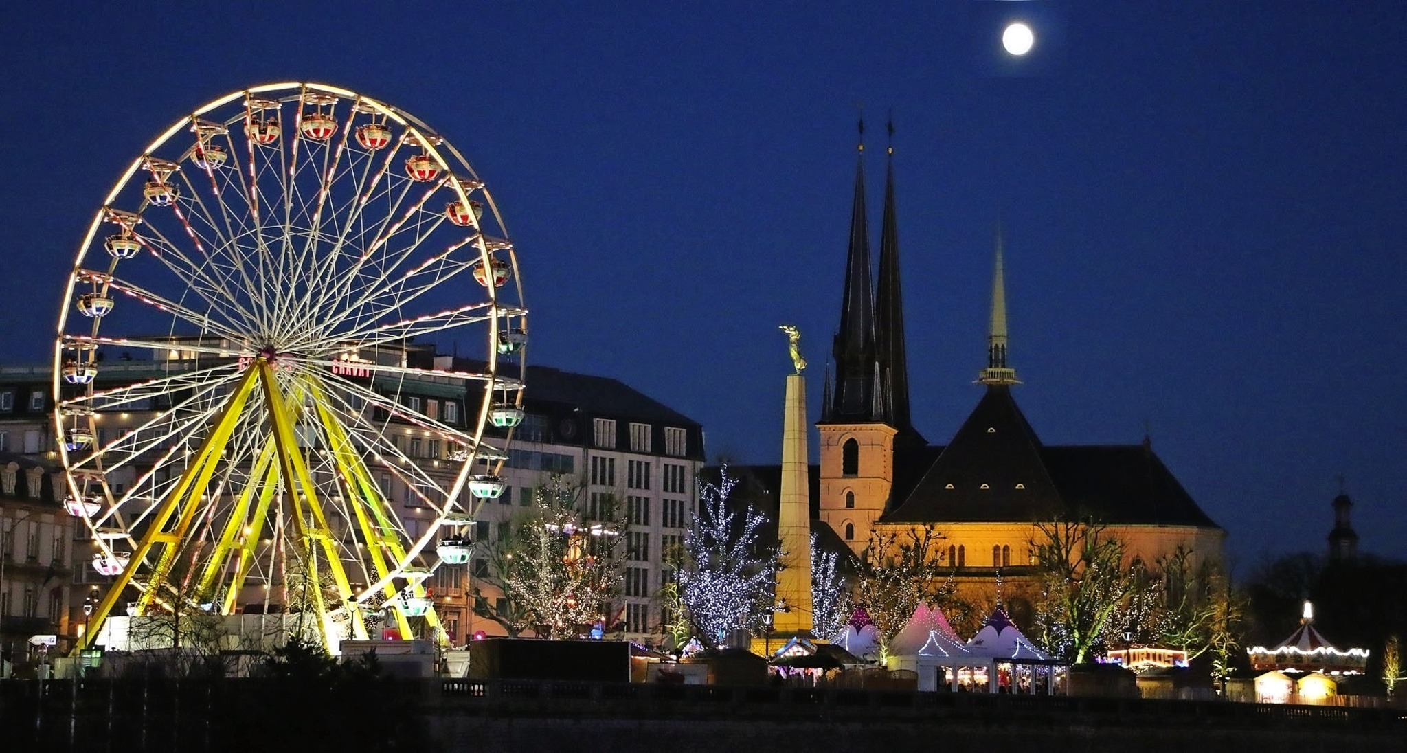 Weihnachtsmarkt Luxemburg Bild