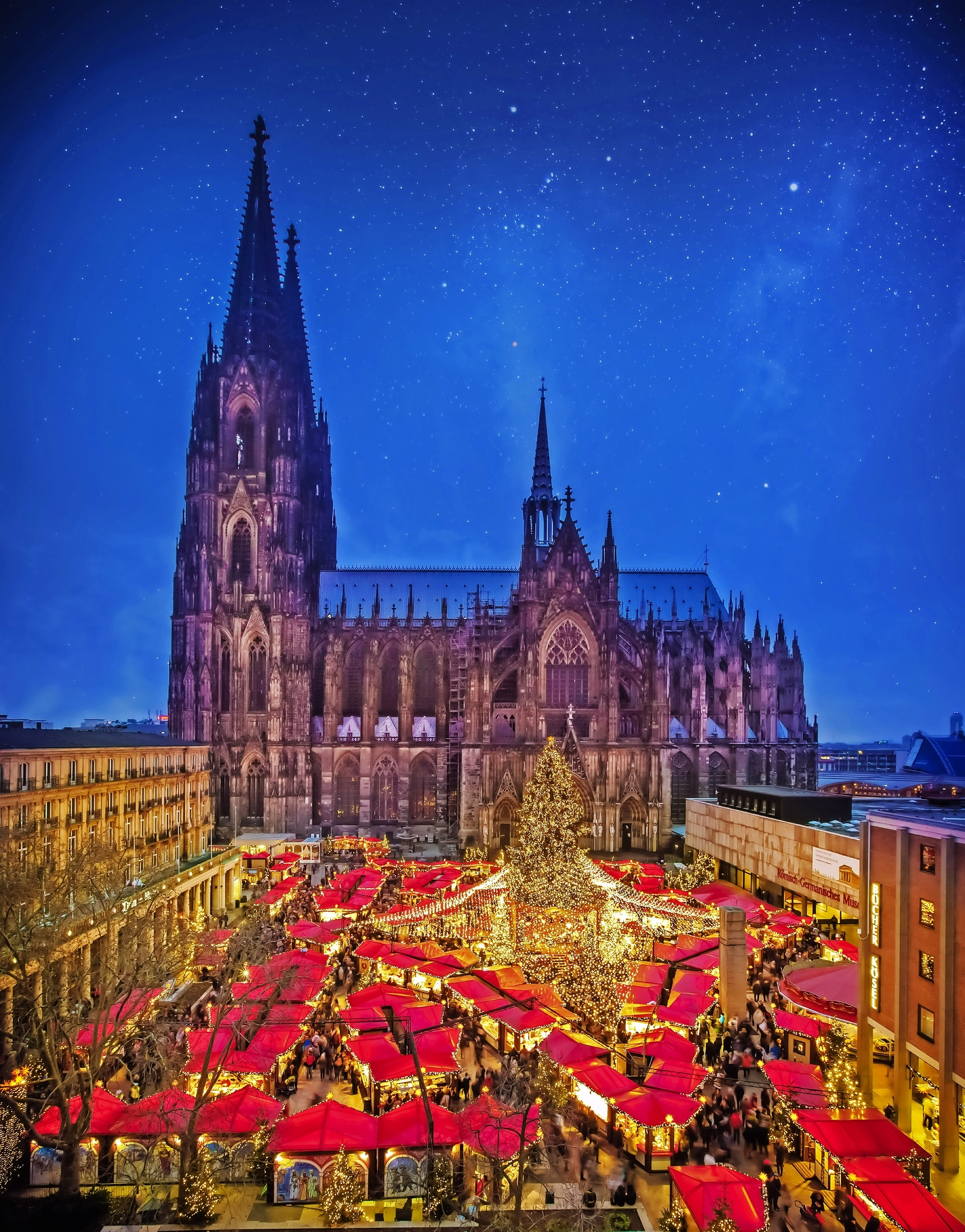 Weihnachtsmarkt am Kölner Dom Bild