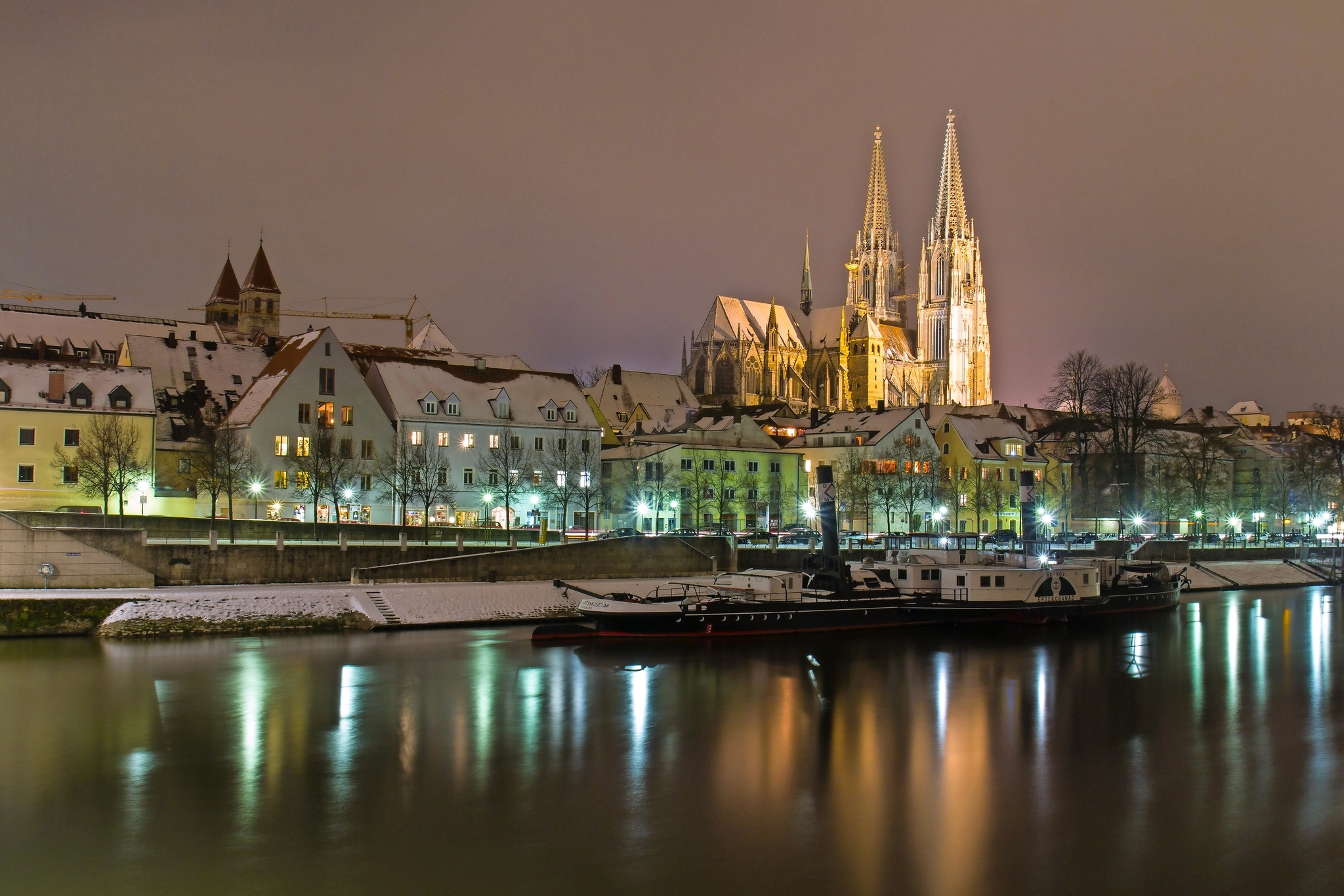 Regensburg im Winter Bild