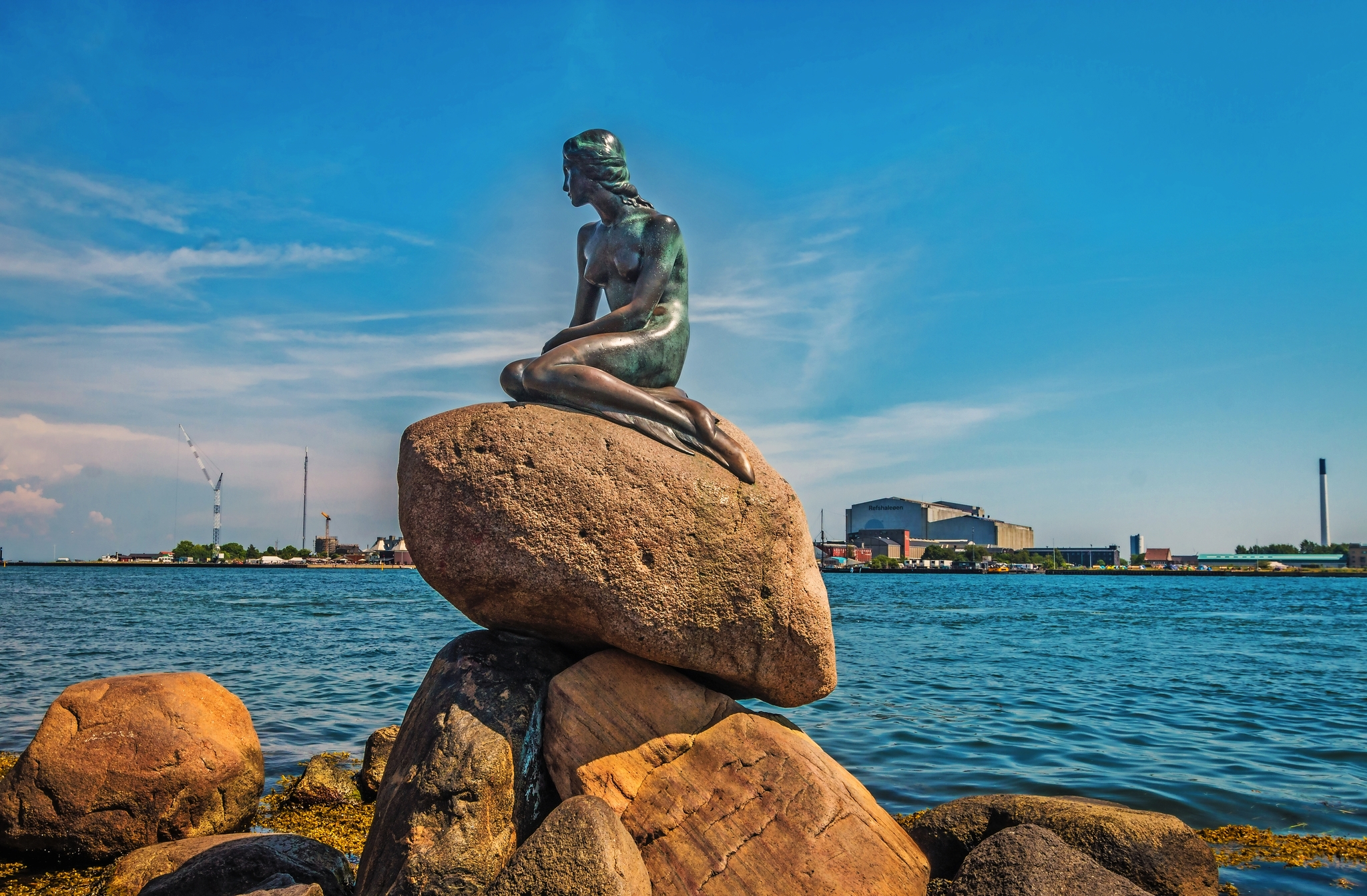 Die kleine Meerjungfrau in Kopenhagen Bild