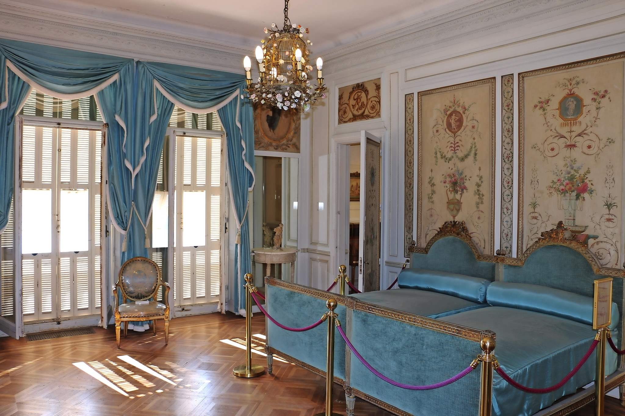 Blaues Zimmer in der Villa Rothschild Bild