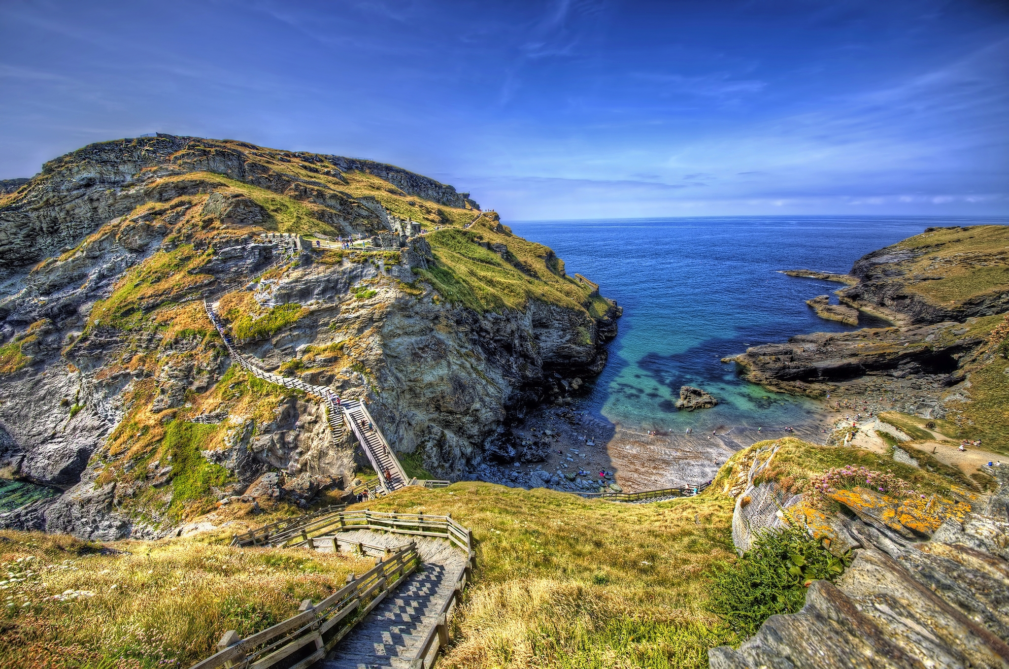 Wanderweg bei Tintagel Bild