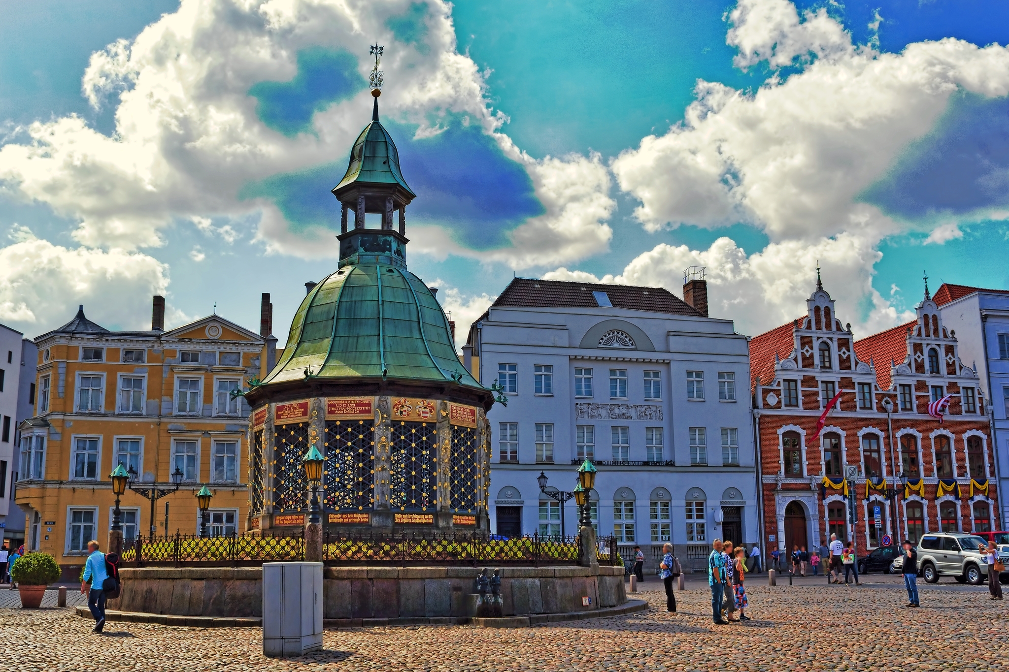 Wismarer Marktplatz Bild