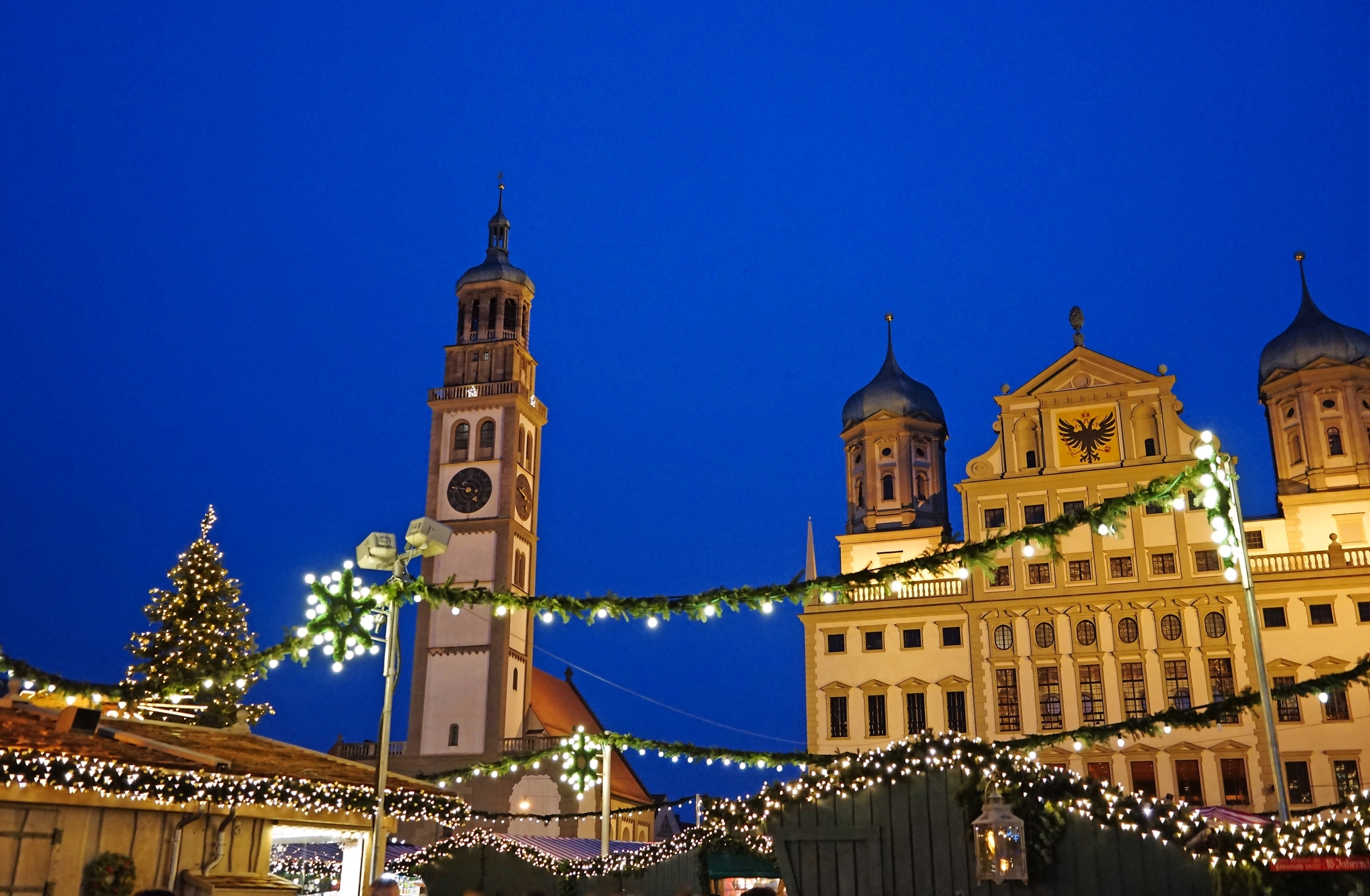 Weihnachtsmarkt Augsburg Bild