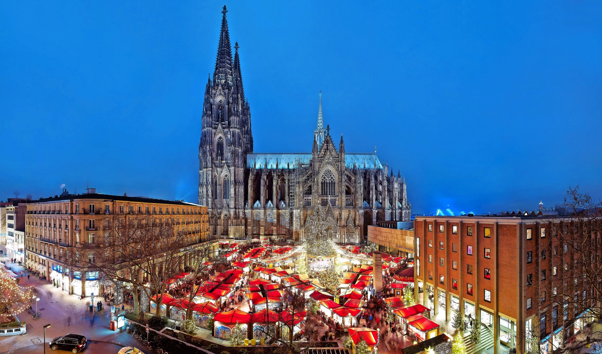 Weihnachtsmarkt am Kölner Dom Bild
