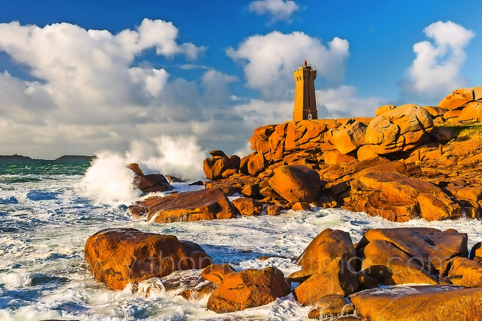 Küste in der Bretagne Bild