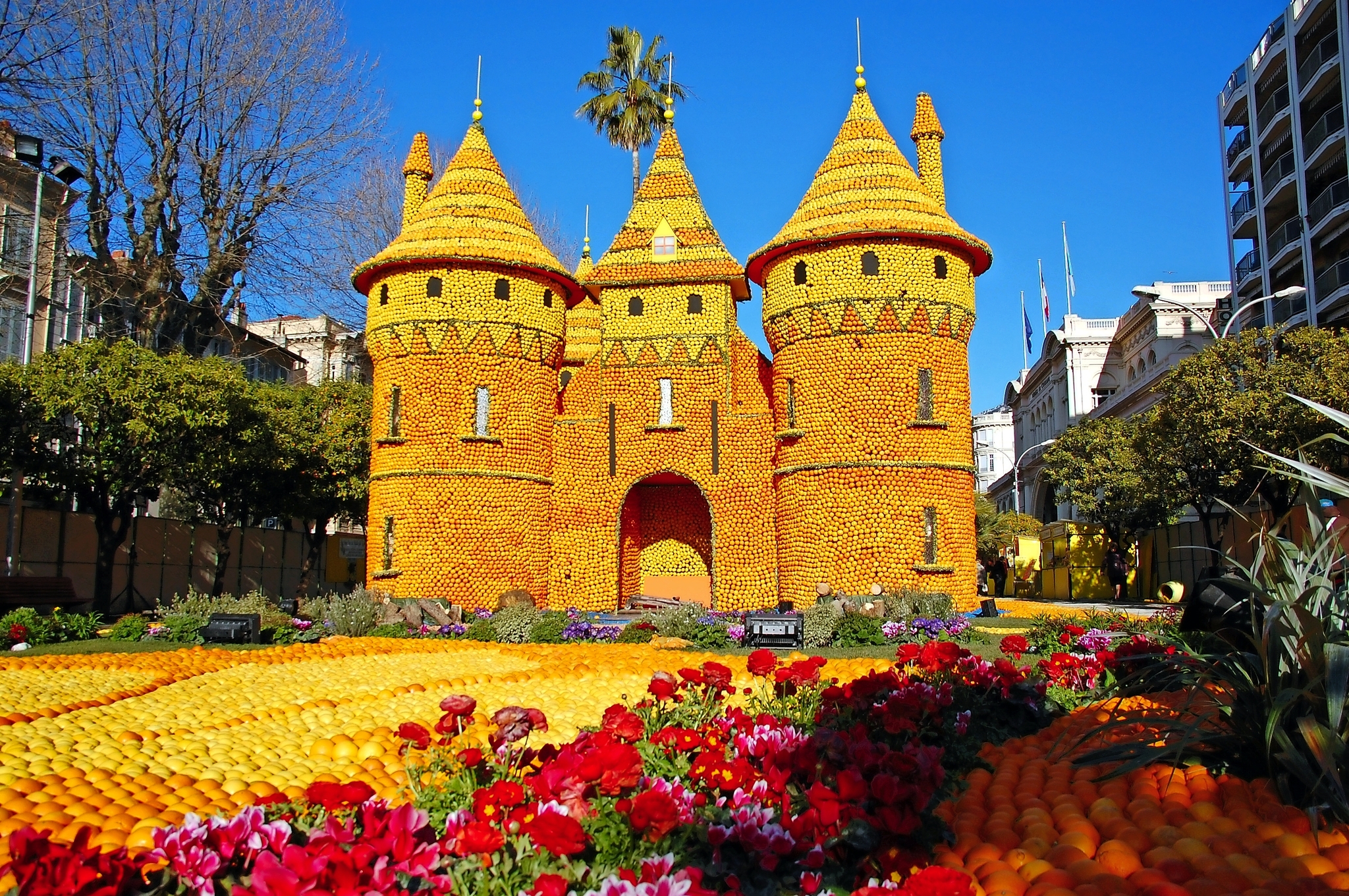 Zitronenfest in Menton Bild