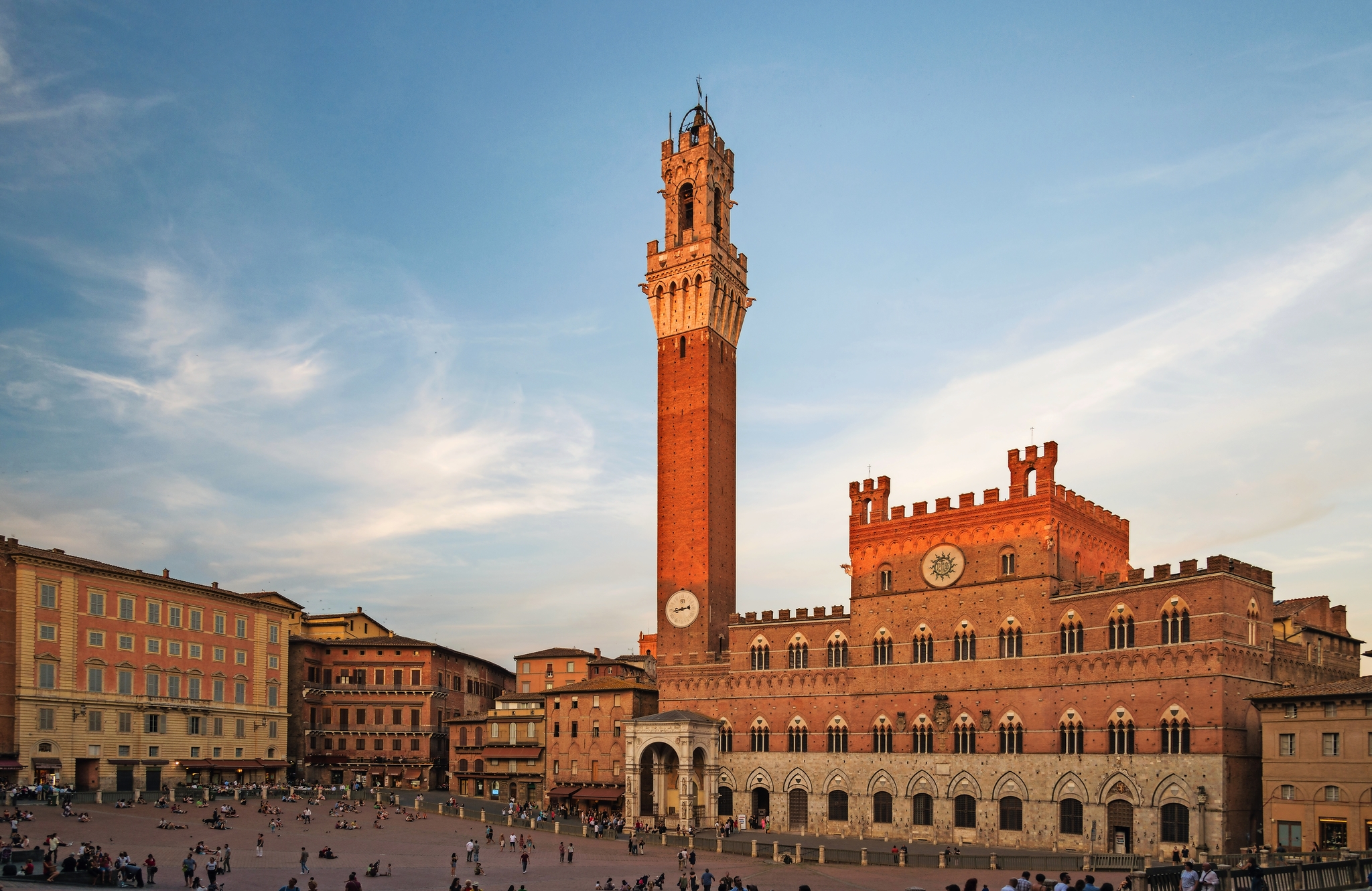 Piazza del Campo in Siena Bild