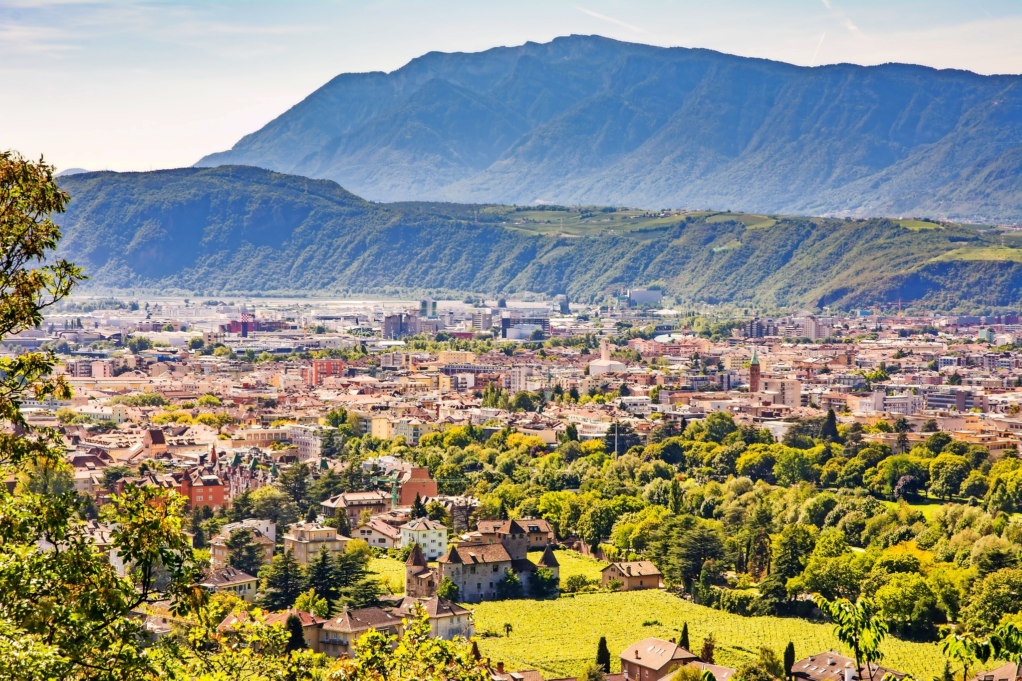 Blick über Bozen Blick über Bozen Bild
