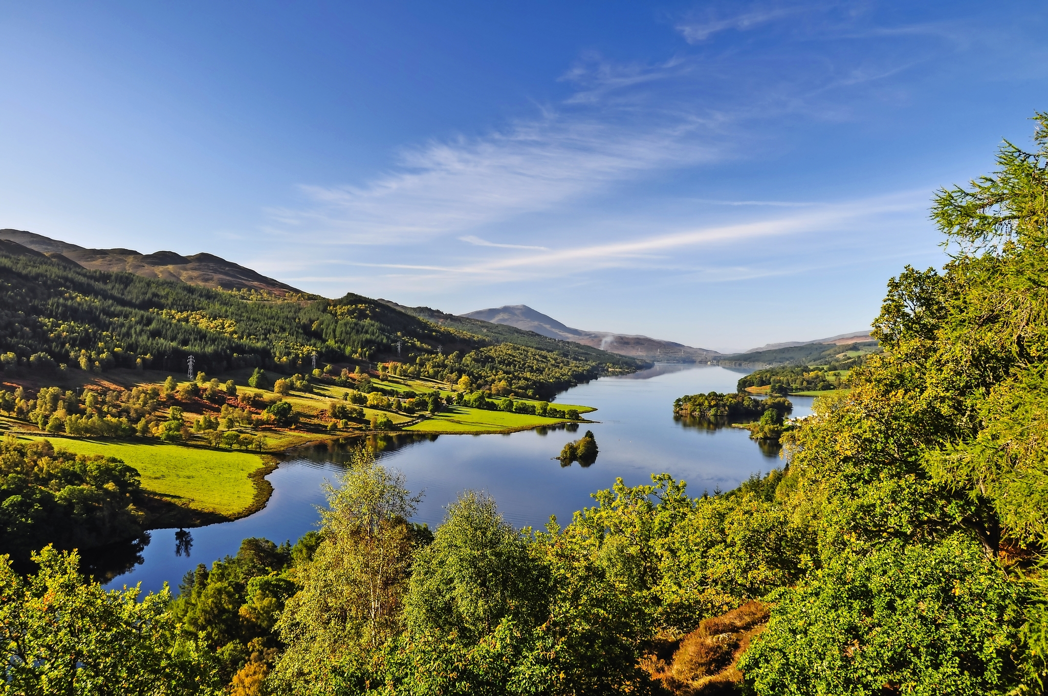 Highlands Pitlochry Bild